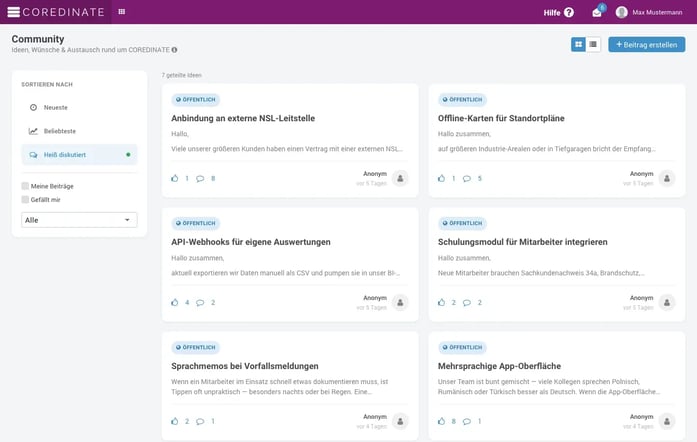 community-portal-de