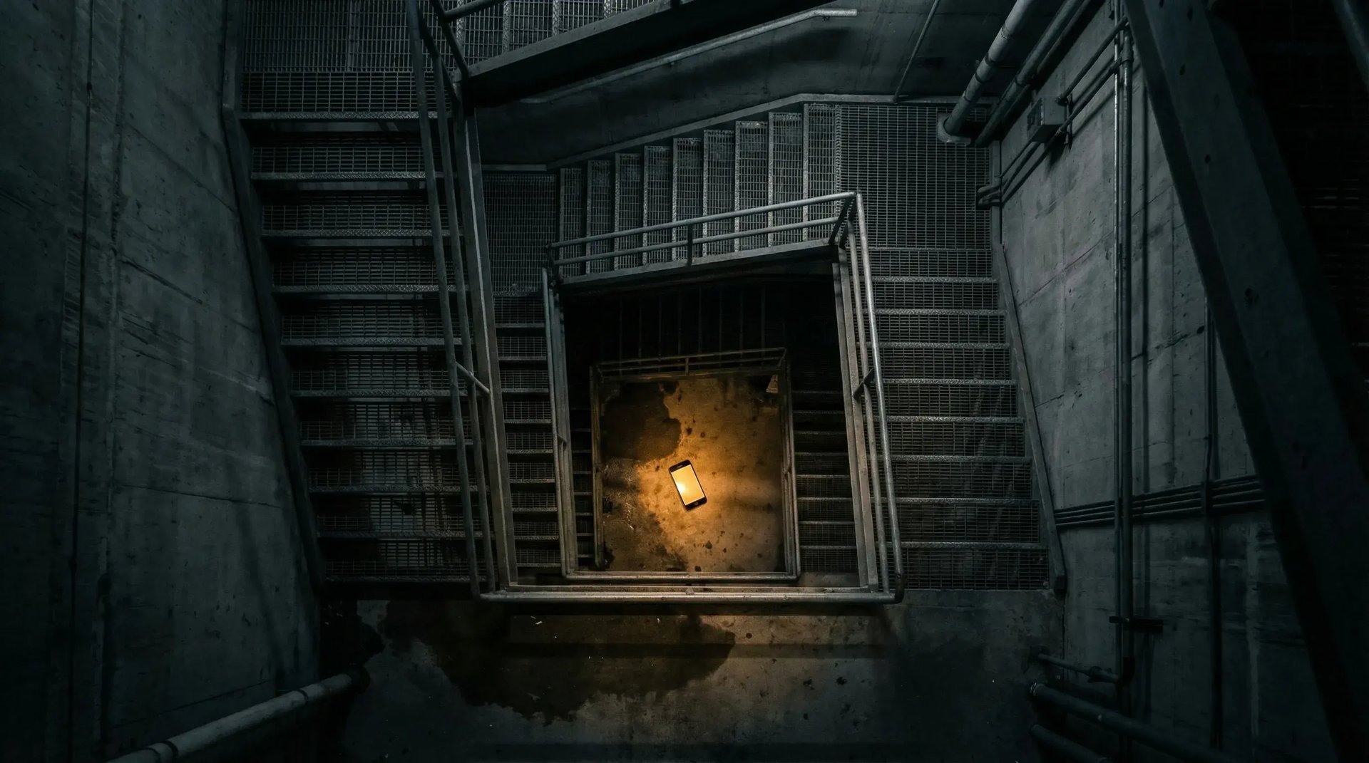 Rugged Smartphone mit Totmannalarm-Countdown auf dem Bildschirm