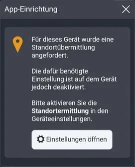 App_einrichtung_standort_warnung_meldung