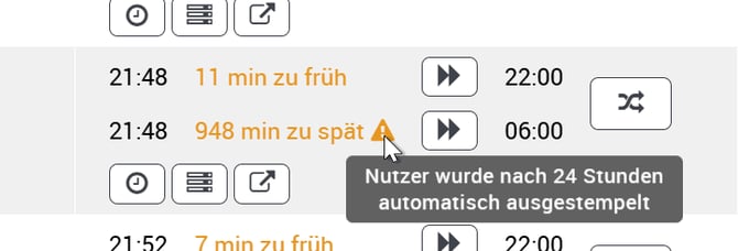 Automatisch austempeln