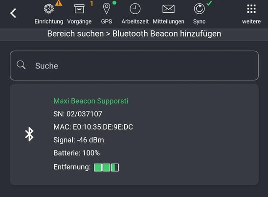 COREDINATE_Help_Beacons_einlernen_Darstellung_in_App_01
