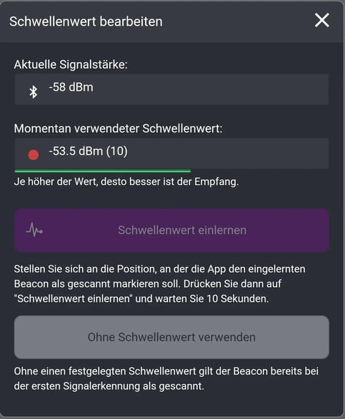 COREDINATE_Help_Beacons_einlernen_Schwellwert_bearbeiten_02