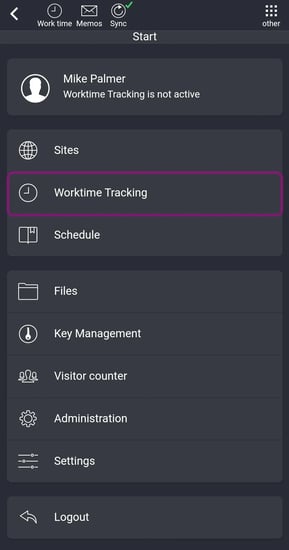 worktime, tracking, app