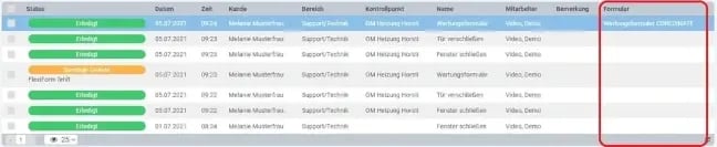 Formularausgaben_liste