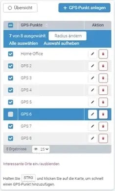 Portal Rundgaenge GPS-Punkte