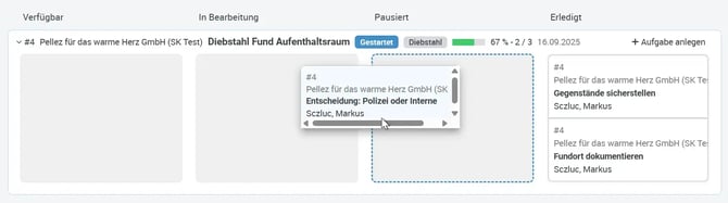 Kartenansicht nach Status-Spalten