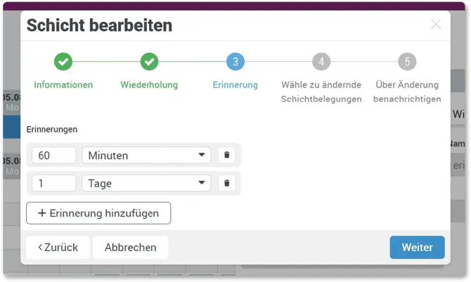 Portal_Dienstplanung_Schichtplanung_Schicht_anlegen_Erinnerung_hinzufuegen
