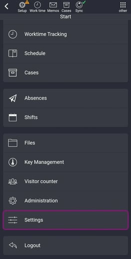 settings, change, app