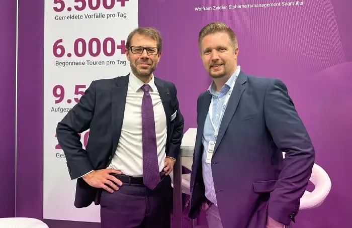 SecurityExpo Munich: Philipp Leichter from Porsche with Michael Kulig