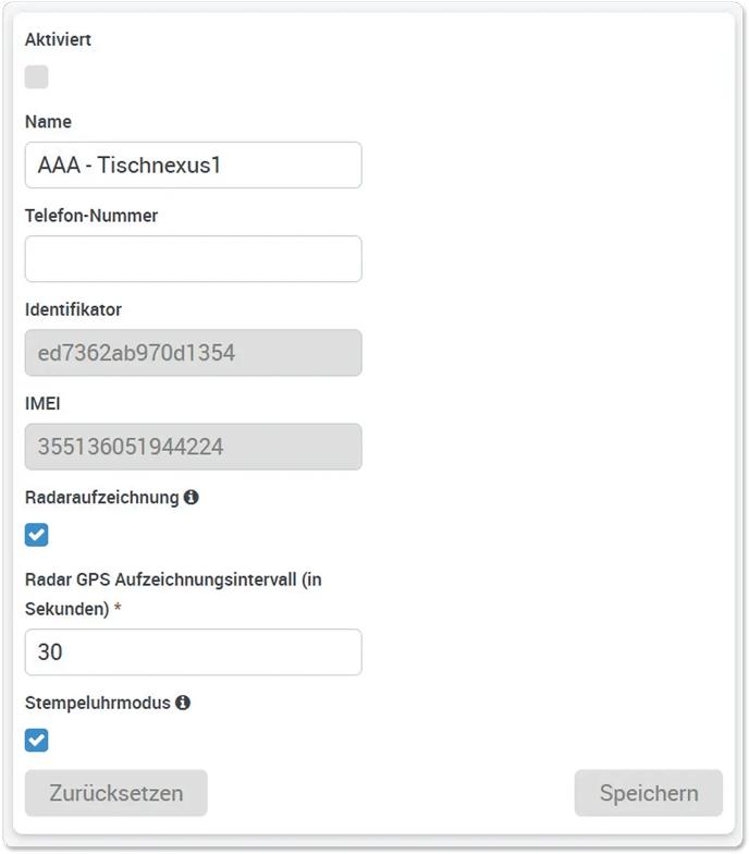 Portal Stempeluhrmodus