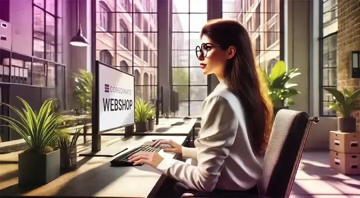 Webshop_woman_computer_office