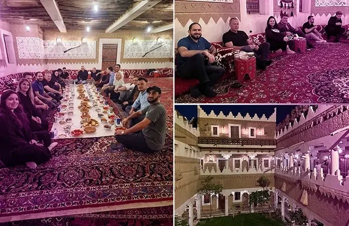 COREDINATE Saudi-Arabien Reise Najd Village Dinner