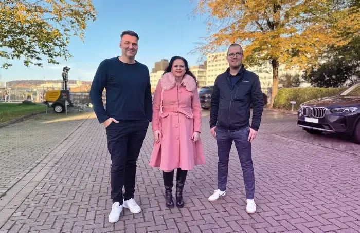 Visit to UMG Klinikum by COREDINATE to showcase workforce management system, October 2024.