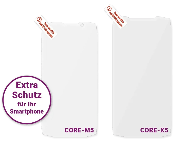CROSSCALL CORE-M5 und CORE-X5 Schutzfolie