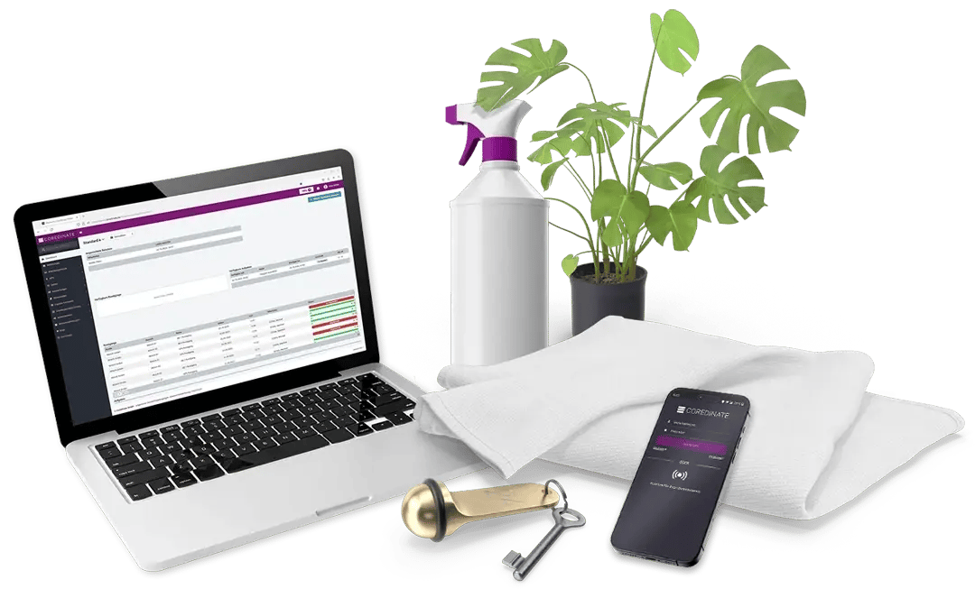 COREDINATE im Hospitality-Bereich auf verschiedenen Endgeräten und Devices