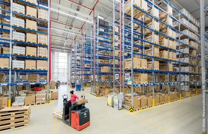 Miele Unternehmensfoto Greiflager Pressemitteilung