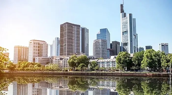 Frankfurt, OWKS, Skyline, Deutschland, Sicherheit, Stadt