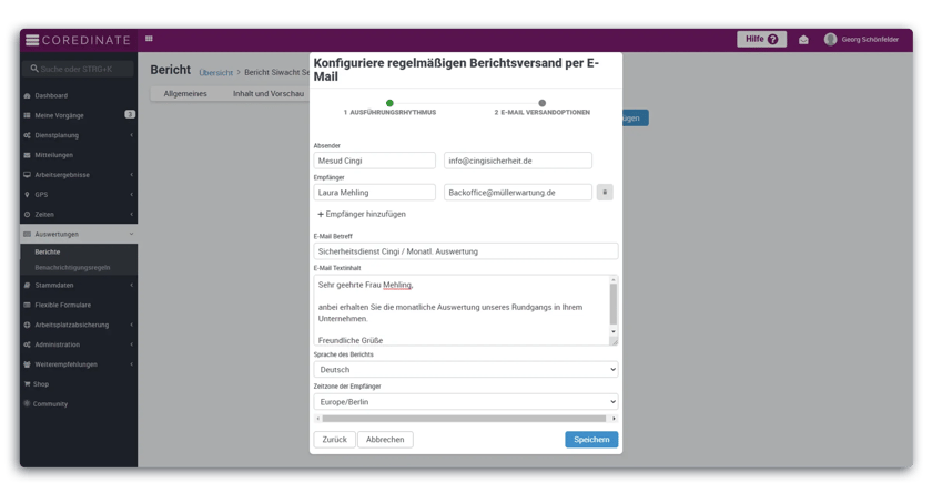 Create reports, email, OWKS, send, digital communication, digitization