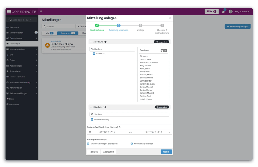 الإخطارات، التخصيص، إنشاء الرسائل، التواصل، الرقمنة
