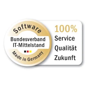 Bundesverband Mittelstand, IT-Mittelstand, Service Qualität Zukunft, Logo, Siegel
