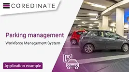 COREDINATE application example car park management