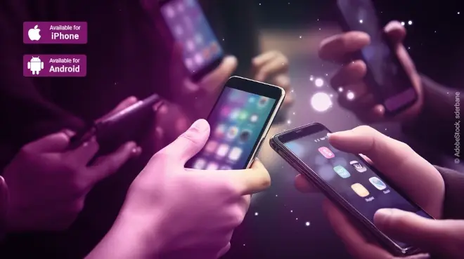 The workforce management system COREDINATE can be reliably used with all smartphones.